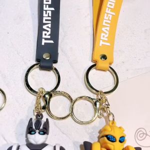 Gantungan Kunci 3D Karakter Transformer lucu Keychain Karakter Lucu