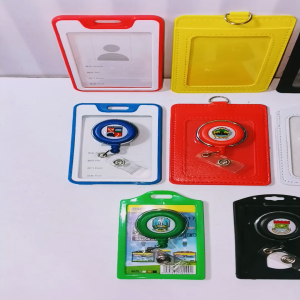 Custom Logo Gantungan Yoyo Id Card Putar Stainless Pemerintah Provinsi Kota Kabupaten + Tempat/Holder Id Card