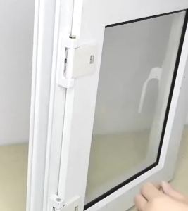 3Pcs Heavy Flag Type Hinge For UPVC Casement Window Door White Plastic Steel Composite Frame