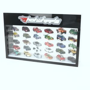 Rak Hotwheels Akrilik 45Garage Isi 30 With Header