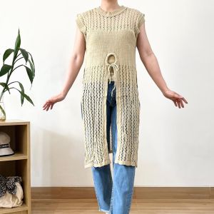 ●ECLAIRE● 081 Tanktop Outer 2in1 (tanktop dan Outer) Rajut Knit Mode Kasual Casual korea Santai Montana