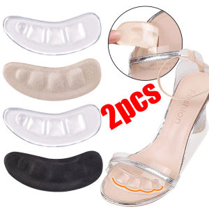 1 cặp phụ nữ tự dính lót Gel chống trượt mùa hè miếng dán bàn chân chống mài mòn Silicone Giày cao gót dán đệm gối chân sau chăm sóc