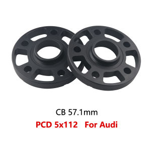 PCD 5x112 CB 57.1mm 5-Lug Suit For Audi Car 2Pieces/set Aluminium 6061-T6 12/15/20mm Wheel Spacer Adapter