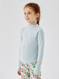JOLLY BEAN | High Collar Thermal Insulation Underwear For Girls Single Color Long Sleeve