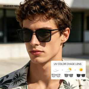 SEEMELO Auto Color Changing Sunglasses Photochromic Sunglasses Night Vision Lens Sunglasses TAC Polarized Sunglasses Driving Sunglasses Dual-Use UV400 Sun Protection