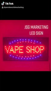 Energy saving light billboard VAPE SHOP -LEDSIGN (Small) #SIZE: W48cm