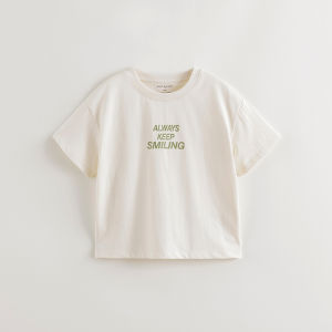 Marc&Janie | Cool and Breathable Lettered Sports Short Sleeve T-shirt