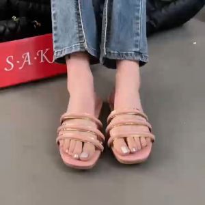 Flat Sandals Womens Fashionable Casual Sandals Comfortable Slippers
