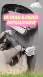 Babybee Bundle UV Germicidal Ultraviolet Lamp and UV Hepa Sterilizer Filter Clean Filtration