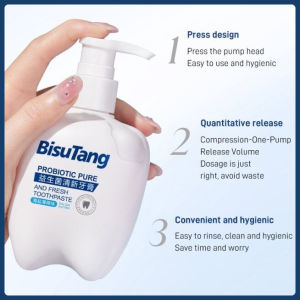 ส่งเร็วภายใน 24 ชม Teeth Whitening toothpaste Remove Yellow Tartar Eliminate Bad Breath Helicobacter flavus cavities whitening teeth menying kirkan karang gigi Mint fluoride-free Fresh Breath Prevent tooth decay Fresh Breath