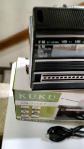 CROWNSTAR KUKU Rechargeable AM/FM/SW Bluetooth Radio with USB/SD/TF MP3 Player AM-316BT / Flashlight