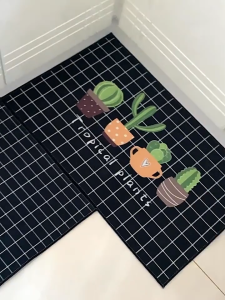 Keset Dapur 1 Set Dapat 2 Pcs Bahan Nilex Premium 2 in 1 / Keset Kaki Anti Slip Kitchen Floor Mat