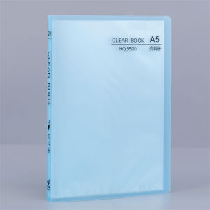 A5 แฟ้มเอกสารใสหลายชั้น 60 หน้า แฟ้มเอกสารใบเล็กสดชื่นสำหรับนักเรียน แฟ้มเก็บเอกสารแบบพกพา แฟ้มใสสำหรับจัดเก็บเอกสาร