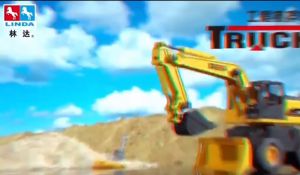 🌈พร้อมส่ง ของเล่นเด็ก รถแม็คโคร รถตักดิน รถตักดินเด็กเล่น รถโม่ปูนพร้อมรถแม็คโคร ในเซ็ตมีรถ2คัน 8168-1