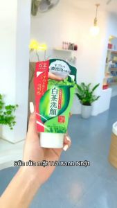 Sữa Rửa Mặt Trà Xanh Ngăn Mụn Sạch Sâu Rohto Shirochasou Green Tea Foam 120g Nhật Bản