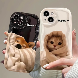 Case Realme C12 C25 C25S 5 5S 5i C3 C51 C51S C53 C35 C1 Note 50 Narzo 20 30A 50A Prime Casing Hp Softcase Couple Sleep Meow Silicone Shockproof Premium