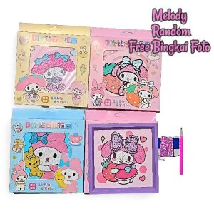 Diamond Painting Sanrio Kreatif Edukasi DIY Berlian Bulat Dekorasi
