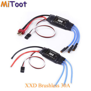 mitoot | XXD Brushless 30A ESC 2-4S Electric Speed Controller with 5V 2A BEC For Rc Multicopter Airplane