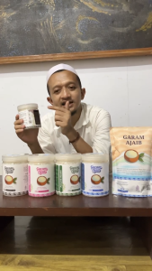 Garam Ajaib Khusus Tolak Sihir 500gr - untuk Kesehatan & Terapi Tubuh – Garam Ruqyah Alami Toples | Salt Herbal Penyembuhan & Relaksasi | Garam Ruqiyah Garam Ruqiah garam rukyah