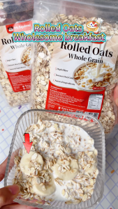 Mr.Squirrel Rolled Oats Whole Grain High Fiber Low carb Sugar Free Instant oatmeal 500g