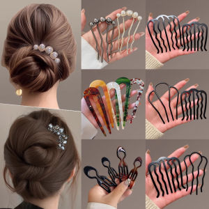 JIFANPAUL | U-Shaped Hairpin for Bun Hairstyle Womens Hair Accessory
