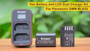 [KingMa] DMW-BLK22 Camera Replacement Set | Battery | Charger for Panasonic  LUMIX S5 GH5 G9