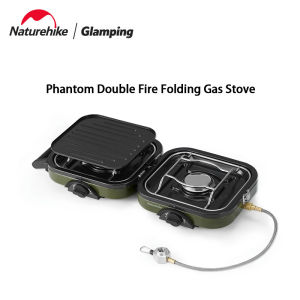 Naturehike Camping Stove Portable Two Modes Cookware Outdoor Picnic Barbecue Grill Foldable Gas Stove Cooking Pot