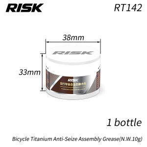 Risk MTB Road Bicycle Titanium Anti Melting Agent Bike Metal Screw Thread Anti-sticking Paste Cycling Anti-seize Assembly Grease