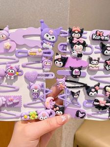 Cute Cartoon Kurokos Girl Hair Clips Childrens Accessories Bowknot Headwear Hair Decorations Female Style Lovely New Model