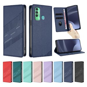 Premium Leather Flip Phone Case For TECNO Spark 20C 20Pro Plus GO2022 Go2023 Go2024 for Spark 10C 10 9Pro 7 7P 6Go 2 3 5 6Air