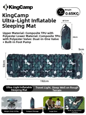 Kingcamp | Self-Inflating Waterproof Single Camping Mat