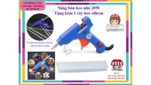 Dụng Cụ Bắn Keo 20W Tặng Kèm 1 Cây Keo Nến Dùng Kết Dán Cố Định Các Chi Tiết Trang Trí Handmade Dùng Nhiều Trong Đời Sống- KINSHOPHANDMADE