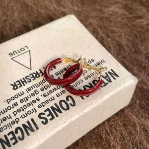 ต่างหูรูปวงกลมสีดำ ผูกโบว์ผีเสื้อ ต่างหูแบบไม่ต้องถอด สำหรับผู้หญิง ต่างหูแบบอเนกประสงค์ ต่างหูแบบเรียบง่าย ต่างหูแบบไม่ต้องถอด