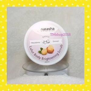 Natasha Skincare Macadamia Lulur Body Brightening Scrub 100 gram by dr Fredi Setyawan Original