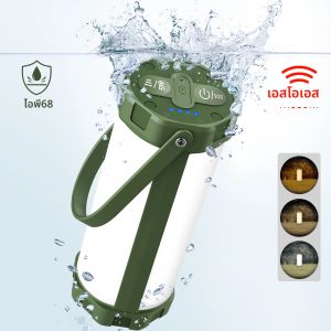 106LED Survival Camping โคมไฟแบบพกพา Power Bank กลางแจ้งไฟฉายเต็นท์ชาร์จอุปกรณ์ฉุกเฉินโคมไฟ
