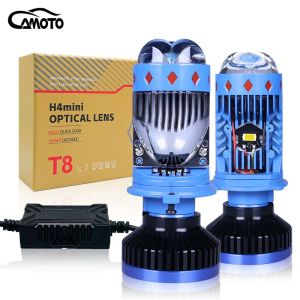 CAMOTO High Power H4 LED Canbus Mini Projector Lens H4/9003/HB2 Hi/Lo 140W Automobiles Headlight Bulb 45000LM Conversion Kit