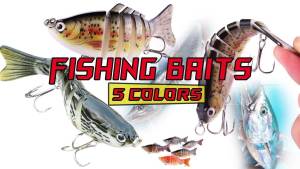 Sougayilang | Sougayilang 1pc 15-16g 10cm 7 Đoạn Mồi Câu Cứng Nhân Tạo Dùng Cho Câu Cá Nước Ngọt - Dụng Cụ Câu Cá Bằng Nhựa