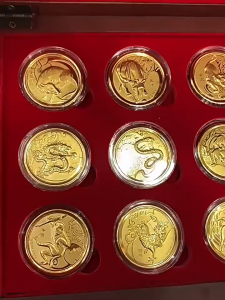 【DANTY】12 Pieces Zodiac Signs Set (1.2gram) 999/24K Pure Gold Bar