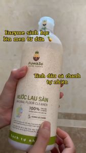 Fuwa3e Green-Friendly Pineapple Essence Floor Cleaner 1L - Sulfate-Free & Stain-Removing