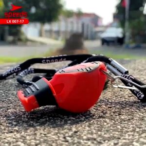 SPEEDS Peluit Wasit Pluit Treble Whistle Sepak Bola Voli Periwitan Sport 120db Lanyard Tali 007-17