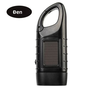 Đèn Pin Năng Lượng Mặt Trời Di Động Đèn Pin Quay Tay Đèn Pin Khẩn Cấp Cho Cắm Trại Ngoài Trời Đi Bộ Đường Dài Đèn Lồng Tầm Xa