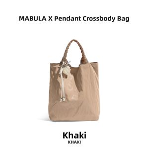 MABULA | Candy-colored Cherry Charm Tote Bag Single Shoulder Handbag