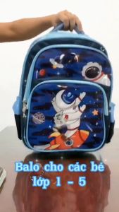 Tặng kèm hộp bút - Balo mẫu giáo học sinh tiểu học hoạt hình 3D - Chất liệu chống thấm nước