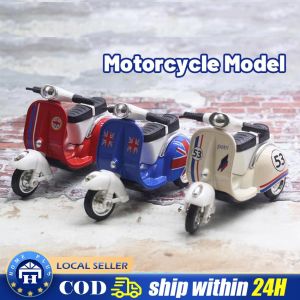 Mini Motor Bike Alloy Car Model Cartoon Pedals Motorcycle Pull back Motorcycle Toy for Kids Gift For Birthday