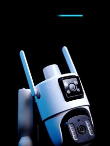 V380 BP3 CCTV Camera Dual Lens HD 4MP Wireless Outdoor waterproof wifi connect 360 rotation ultra wide angle lens Security Cameras IP Camera Full Color Night Vision With Two-Way Audio AI motion detector