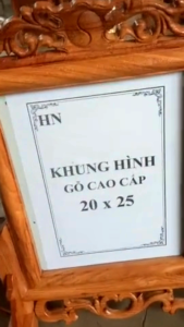 Khung Hình Thờ Gỗ Hương Đá – Chạm Khắc Hoa Lá Tây Trang Nghiêm Không Gian Thờ