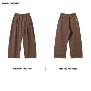 JNXS | Quần Tây Dây Rút Vintage Caro Phối Màu