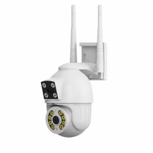 V380 Pro 5G 8MP buy 1 take 1 Dual Cameras Dual Screens Outdoor CCTV Camera wifi connect 360 waterproof auto tracking night vision two-way audio remote monitoring camera connect to phone 1 YEAR WARRANTY