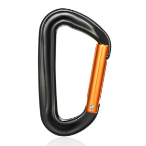 12KN Professional Aluminum Carabiner D-Shaped Hooks Climbing Security Master Lock for Outdoor Hiking Camping