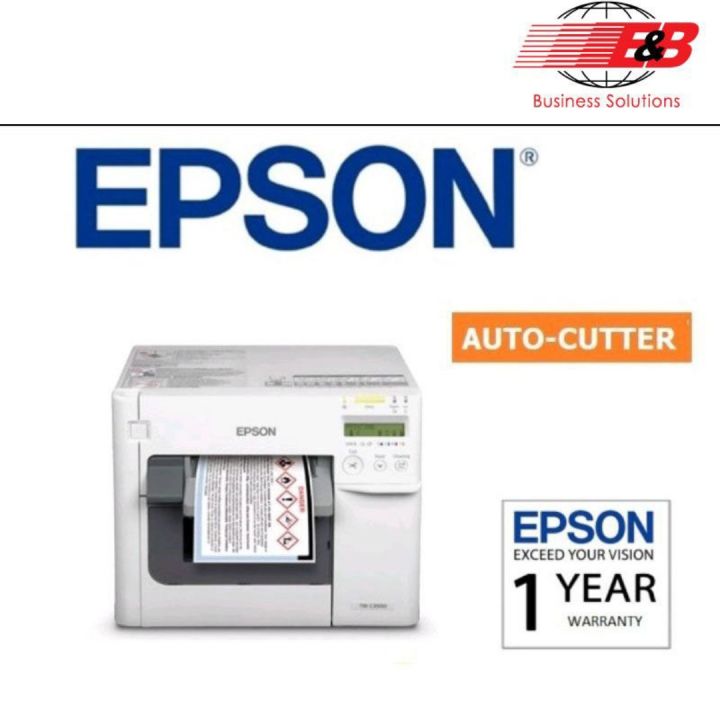 Epson Colorworks Tm C3510 Color Inject Label Printer Lazada 5330